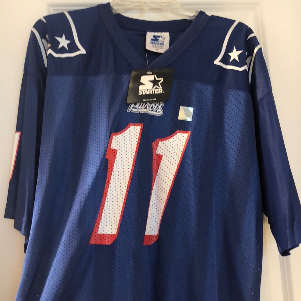Starter Patriots #11 Bledsoe Size XL 18-20